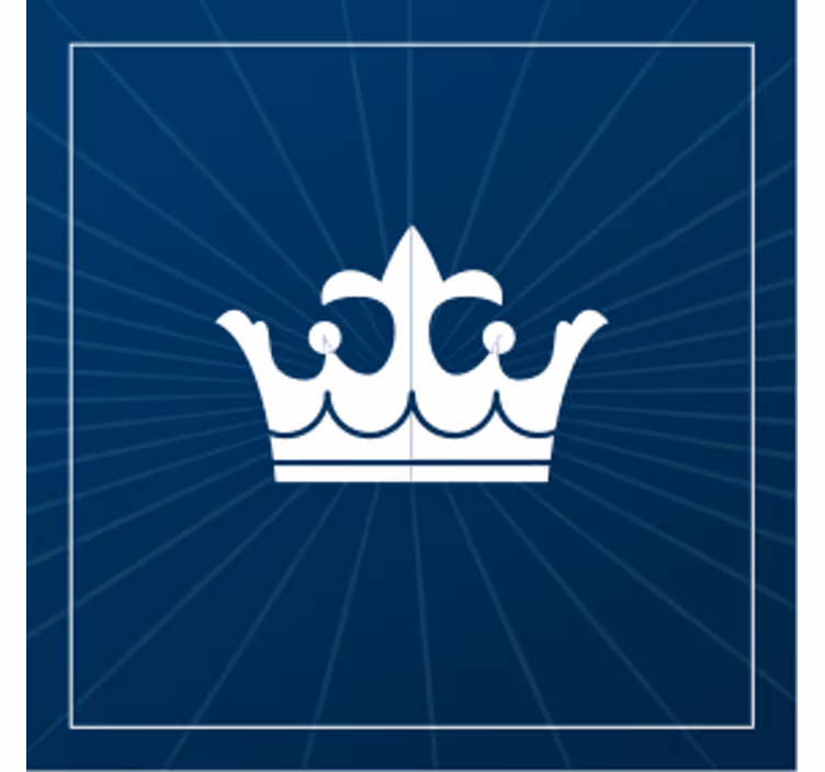 Crown emblem design beer mats - TenStickers