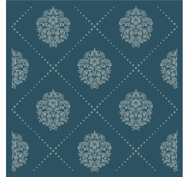 Coasters with elegant floral design - TenStickers