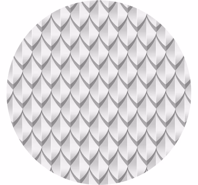 Coasters with elegant scaled pattern design - TenStickers