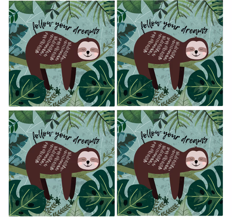 Geek coasters embrace the slow life - TenStickers