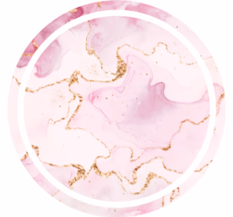Coasters soft marble pink design - TenStickers