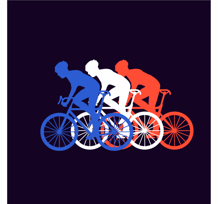 Modern coasters for cyclists on the move - TenStickers