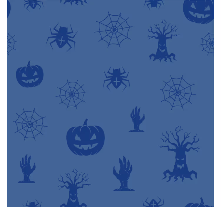 Halloween coaster spooky shadows design - TenStickers