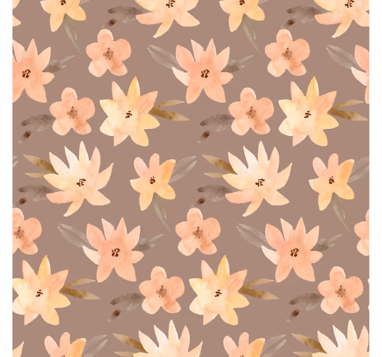 Botanical motif surface coasters - TenStickers