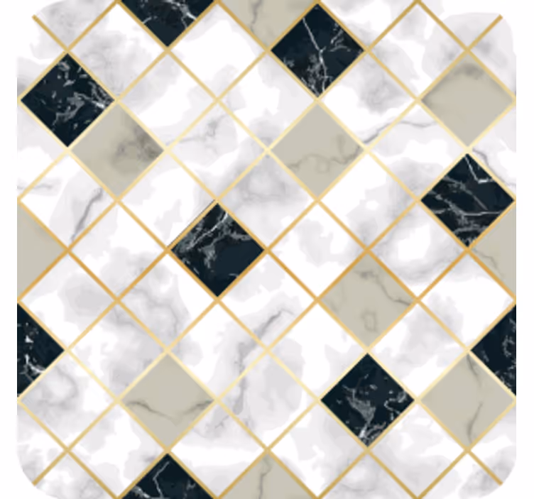 Marble patterned coasters - TenStickers