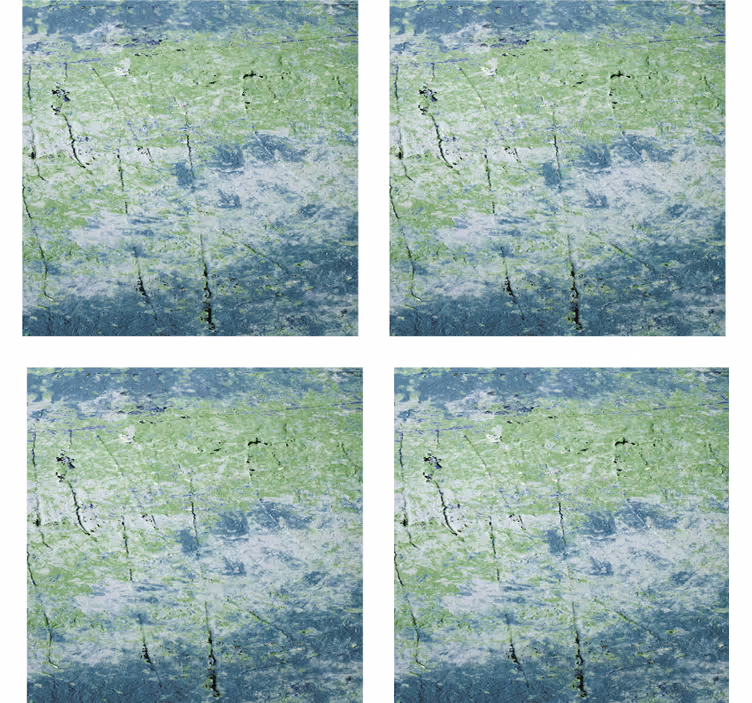 Textured green surface beer mats - TenStickers