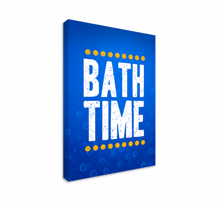 Quote canvas splashing good times - TenStickers