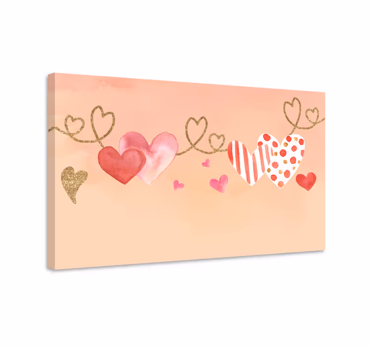Flowers canvas emotional bonding art - TenStickers
