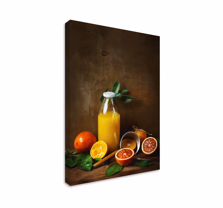 China and orange peel  fruit canvas - TenStickers