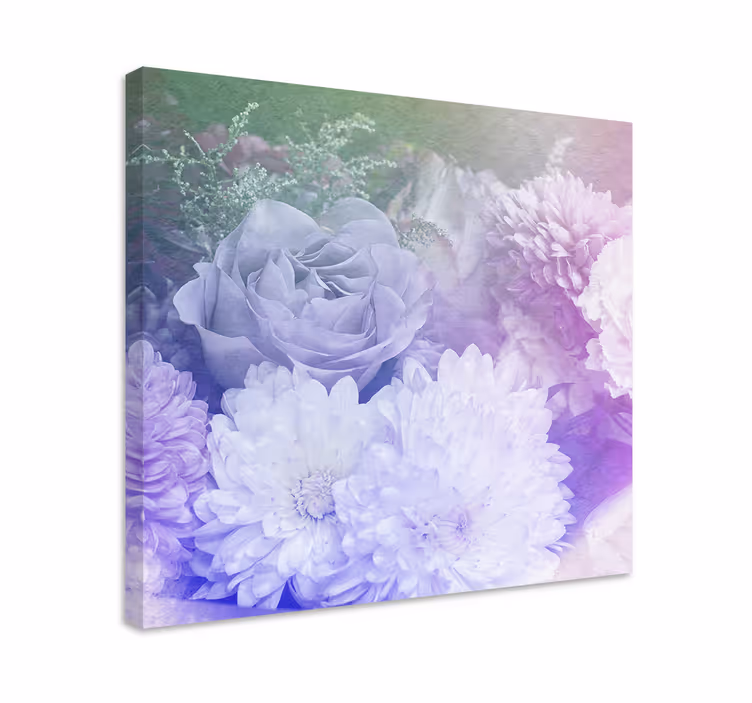 Soft Floral Arrangement Flowers  canvas - TenStickers