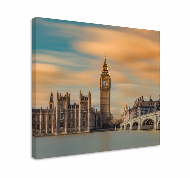 London Big Ben modern  city canvas prints - TenStickers