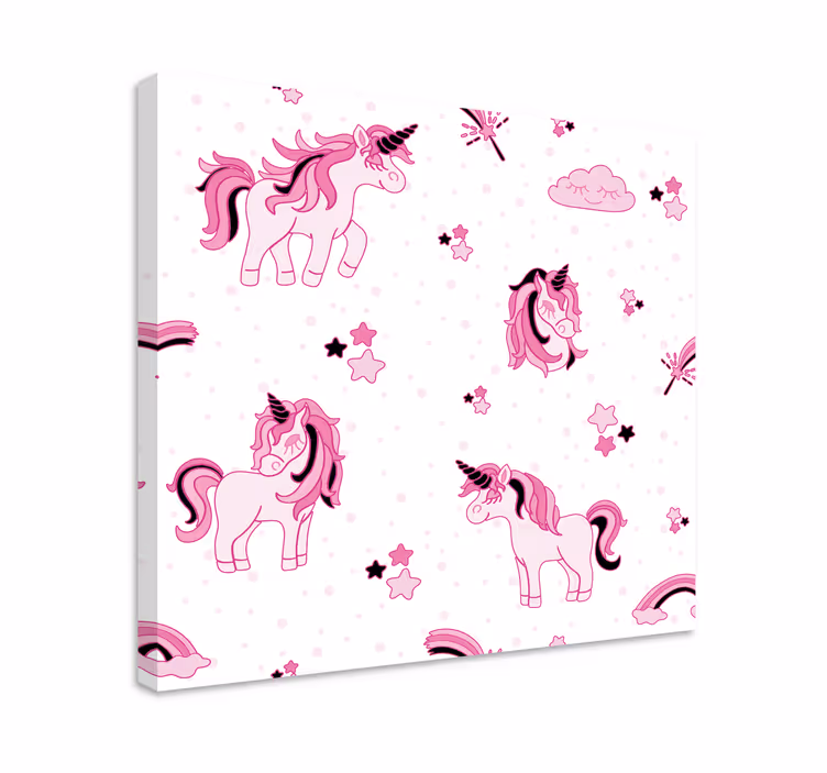 Unicorn pictures framed cute unicorn designs - TenStickers