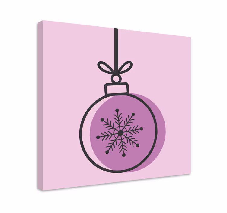 Sports canvas art snowflake ornament - TenStickers