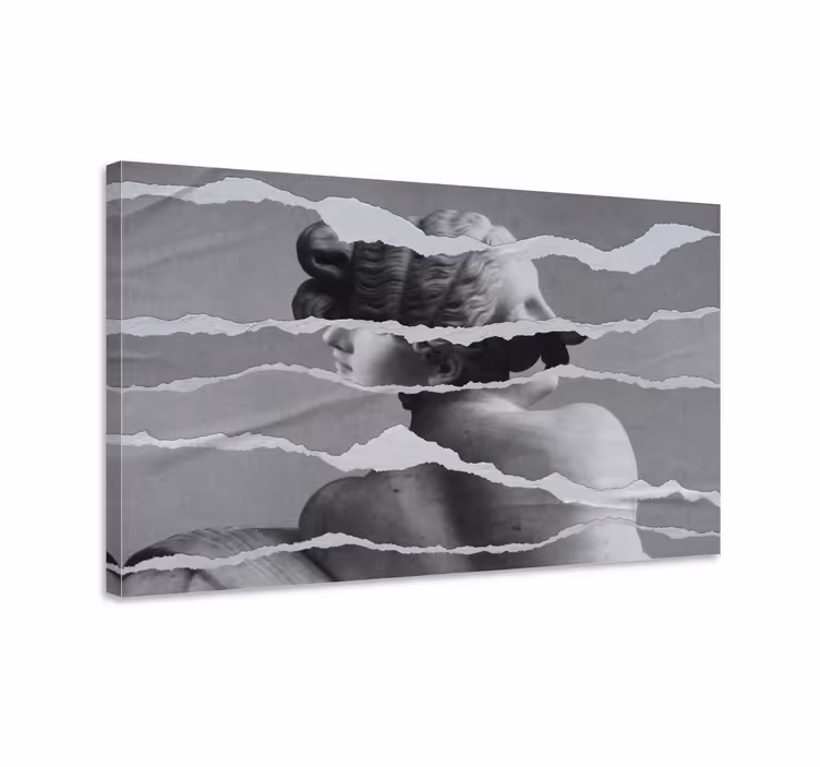 Greek statue image collage bedroom wall prints - TenStickers
