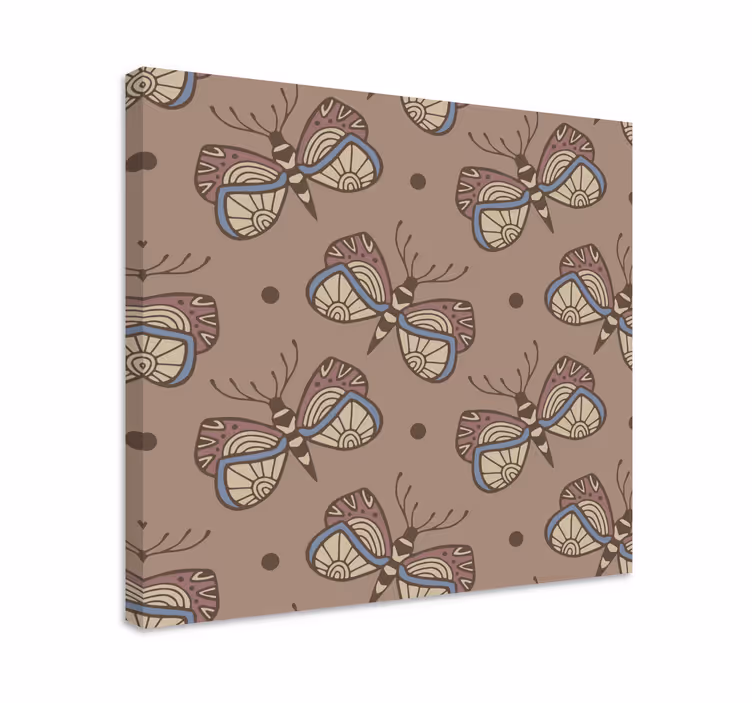 Butterfly canvas with detailed butterfly design - TenStickers