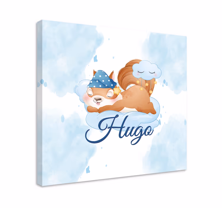 Animals blind squirrel dreaming sweetly - TenStickers