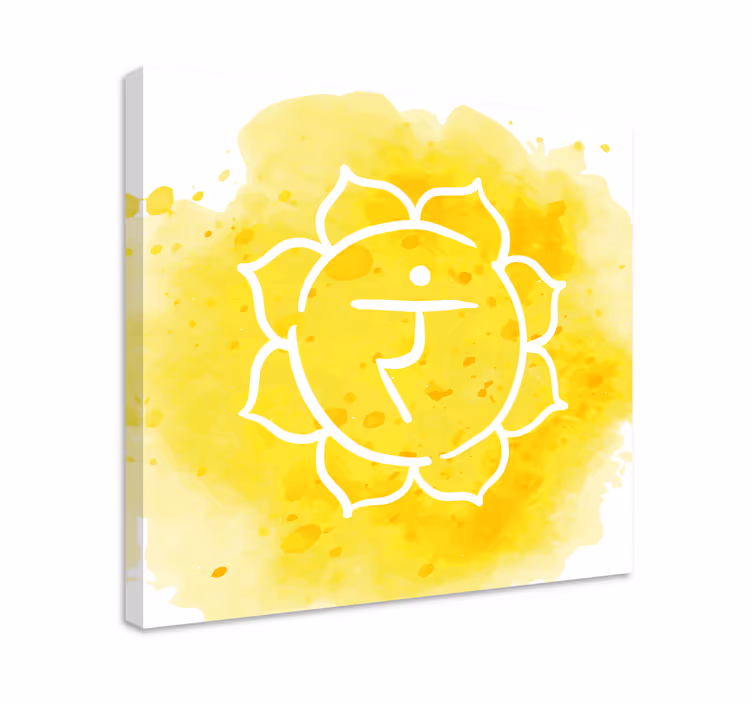 Zen canvas art chakra symbol - TenStickers