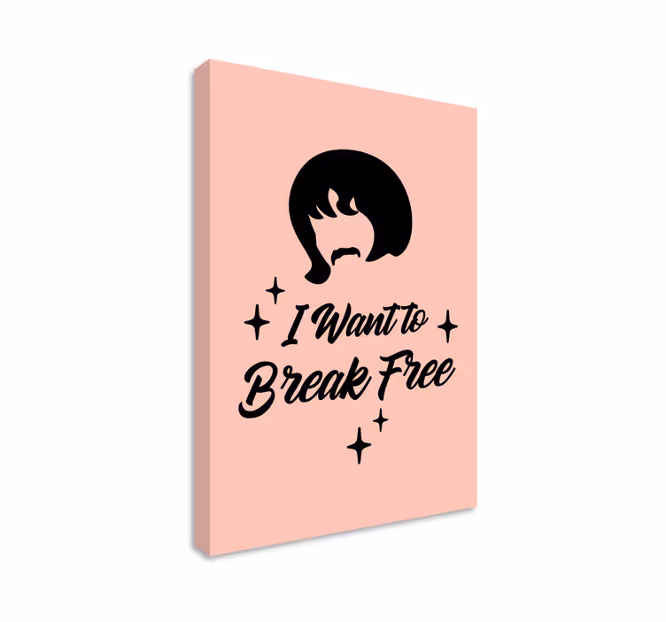 Quote canvas inspiring iconic phrases - TenStickers