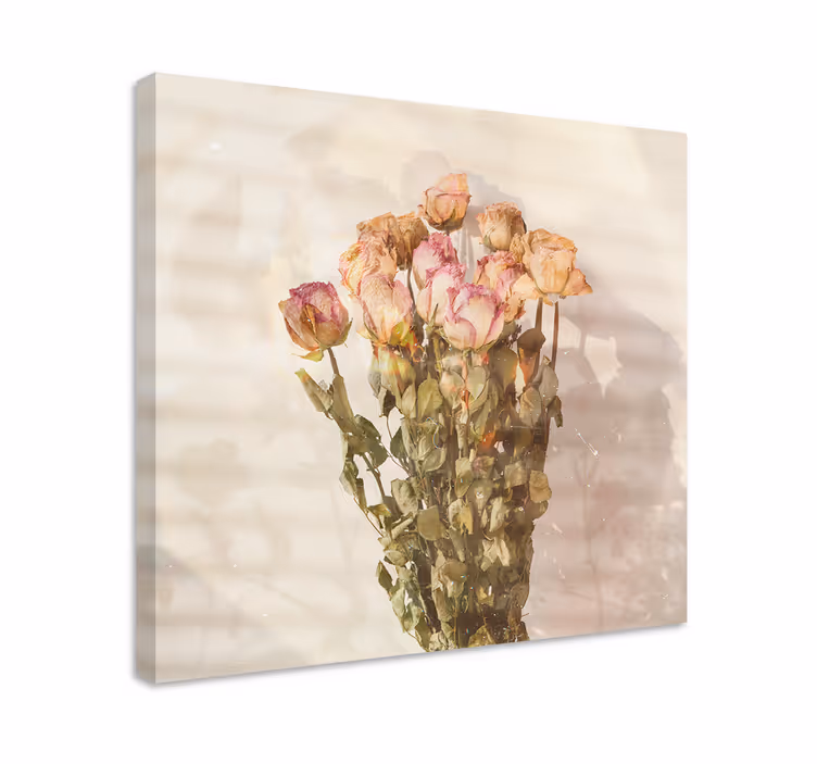 Flowers canvas bunch of roses - TenStickers