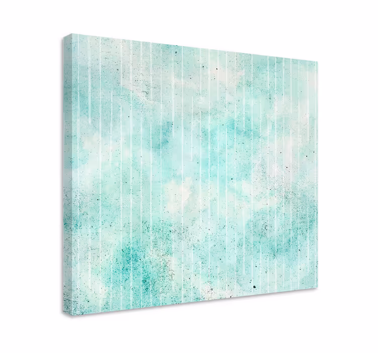 Soft Aqua Texture abstract wall art  1 - TenStickers