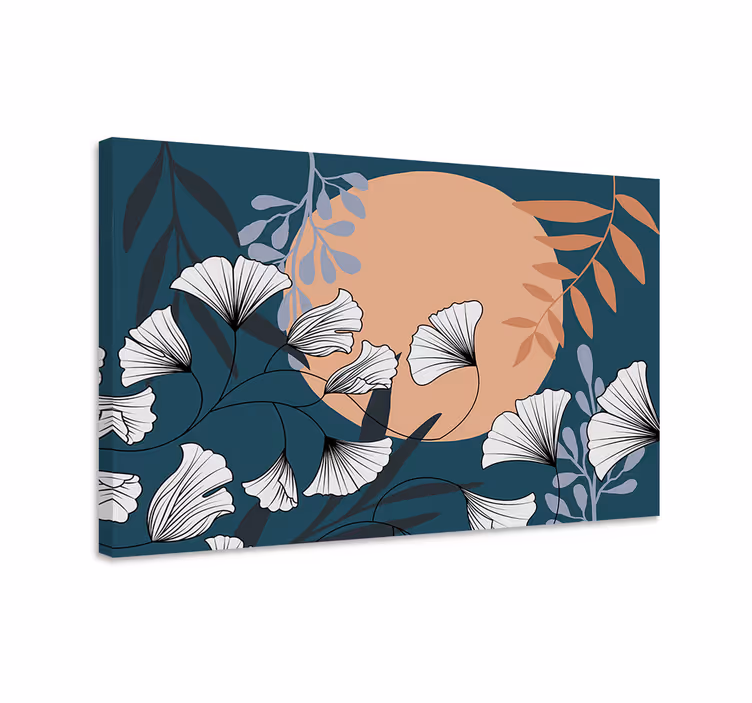 Flowers canvas elegant blossom display - TenStickers