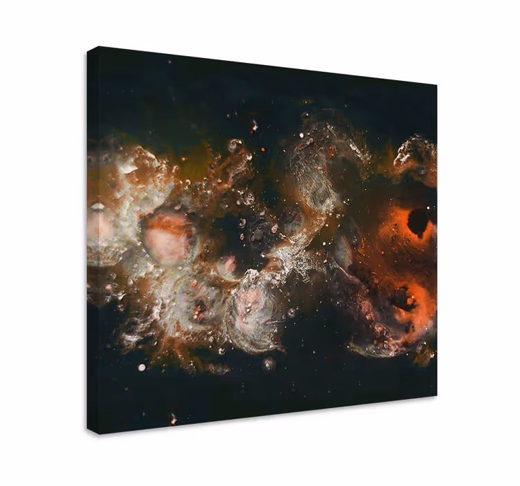 Abstract wall art 1 cosmic motion - TenStickers