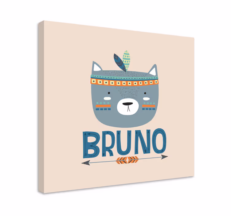 3d pictures wall art cute animal faces - TenStickers