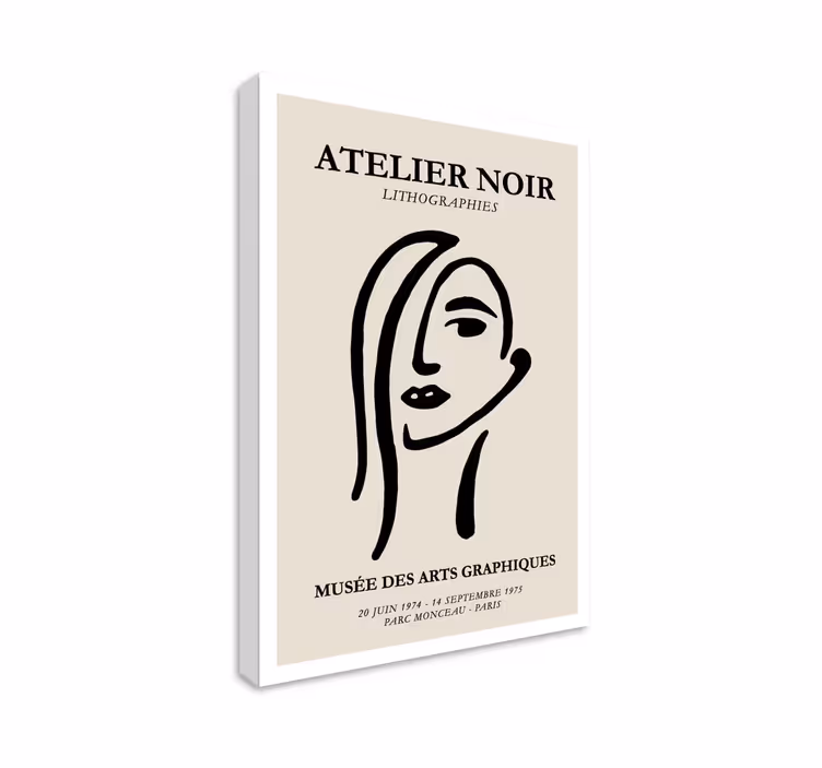 Atelier noir canvas art prints - TenStickers