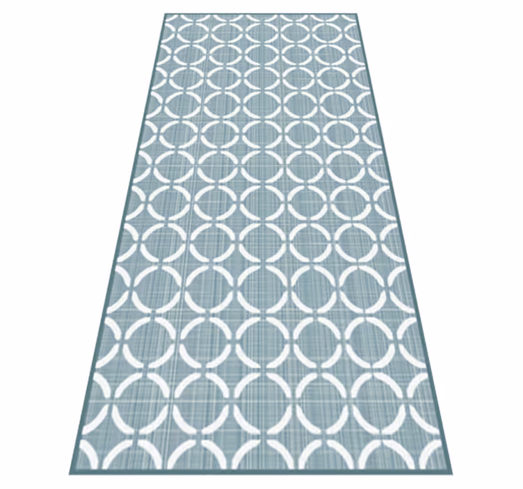 Old Style Green kitchen vinyl rug - TenStickers