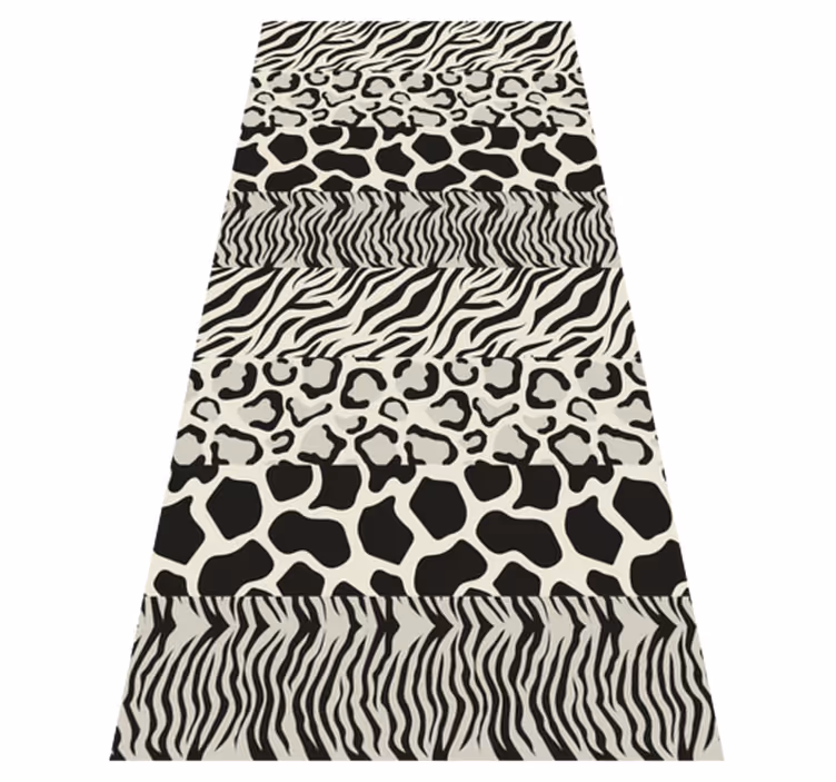 Animal vinyl rug with four unique designs - TenStickers