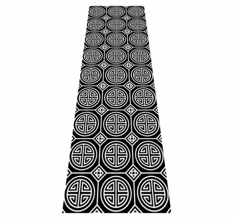 Bathroom vinyl rug japanese minimalism - TenStickers