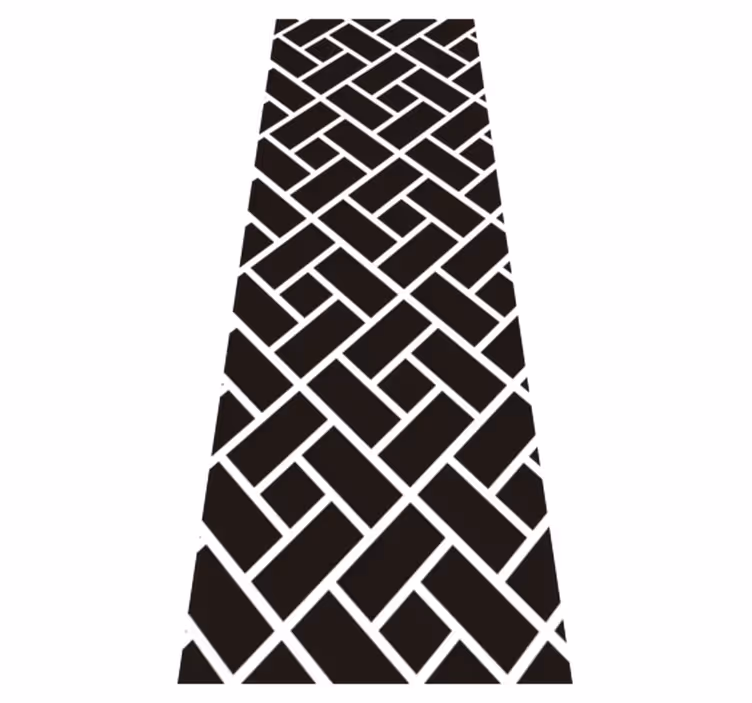 Bathroom vinyl rug adhesive for tiles - TenStickers