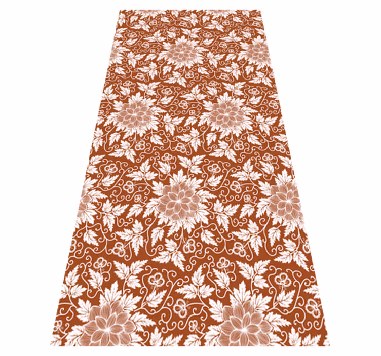 Nature vinyl rug botanical design collection - TenStickers