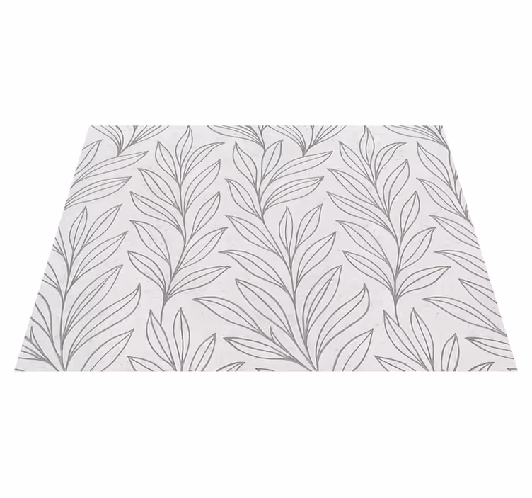 Bedroom vinyl rug in grey cement design - TenStickers