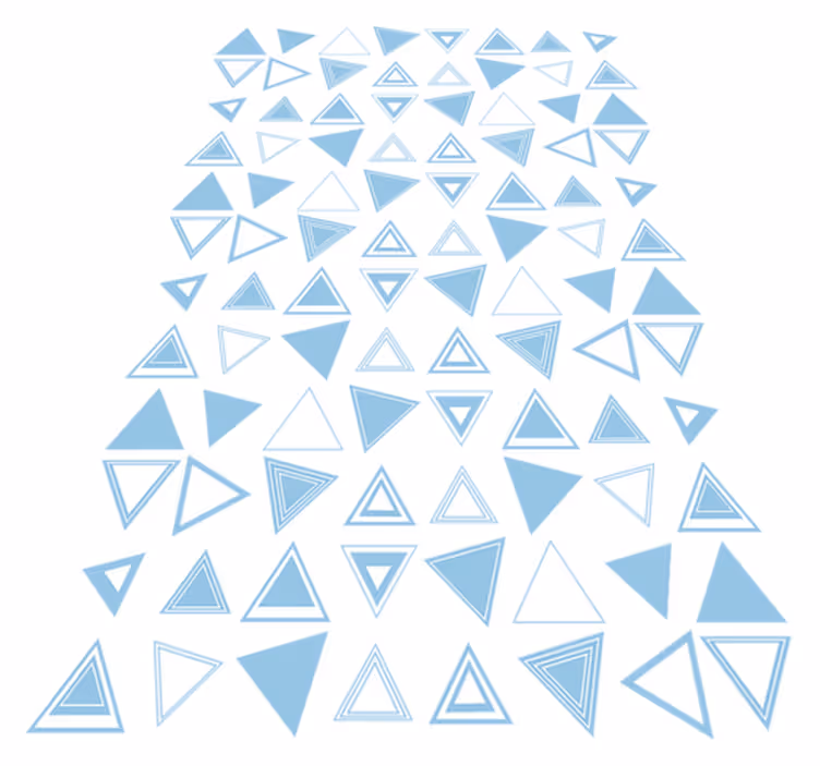 Bathroom vinyl rug triangular tile sticker - TenStickers