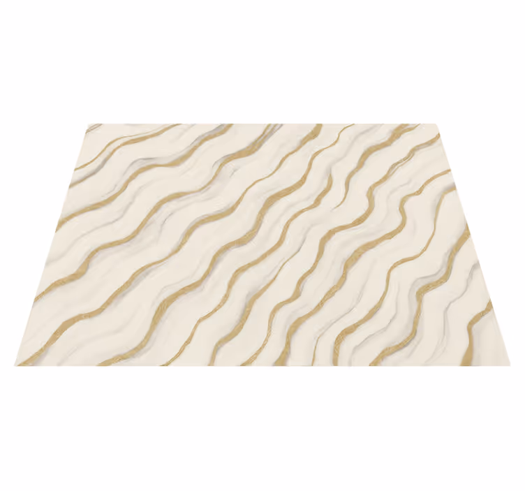 White grey marble effect bedroom vinyl rug - TenStickers