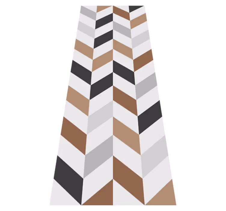Office vinyl rug colorful geometric blocks - TenStickers