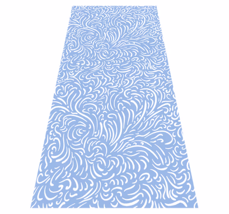 Frozen design office vinyl rug - TenStickers
