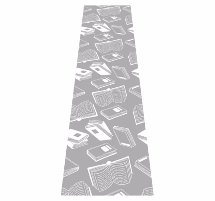 Bedroom vinyl rug in nordic grey design - TenStickers