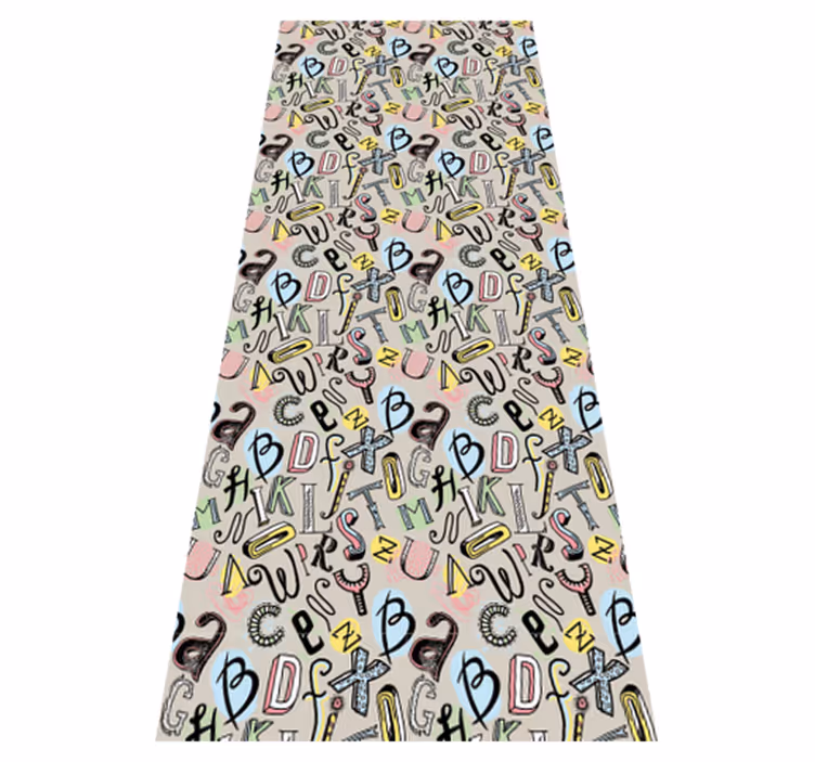 Bedroom vinyl rug nordic style design - TenStickers
