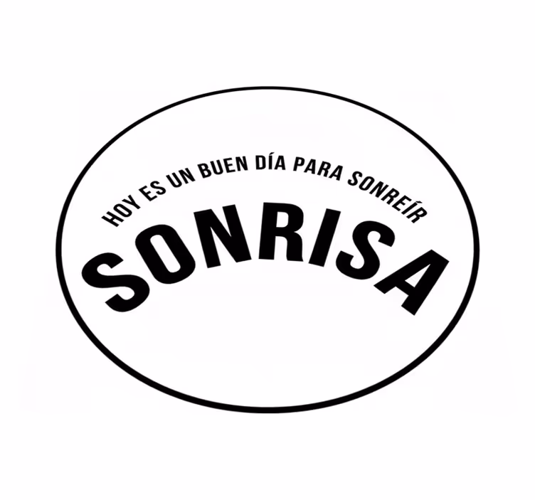 Sonrisa bedroom vinyl rug - TenStickers