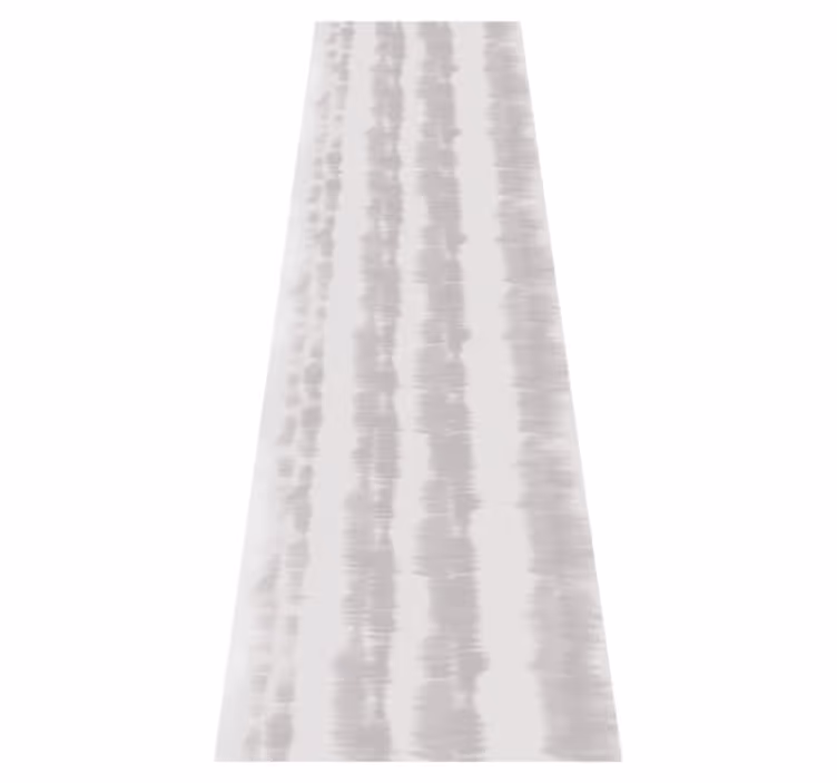 Scandinavian vinyl rug in light gray striped design - TenStickers