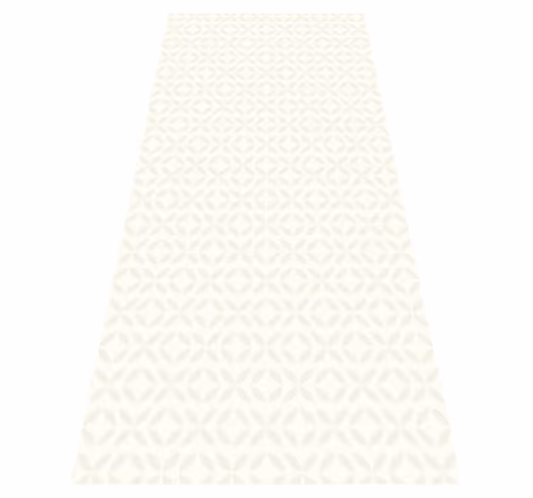 Scandinavian vinyl rug in minimal grey and white pattern - TenStickers