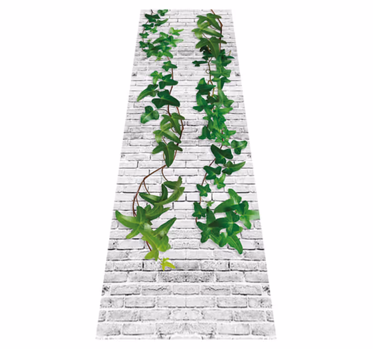 Nature vinyl rug ivy wall - TenStickers