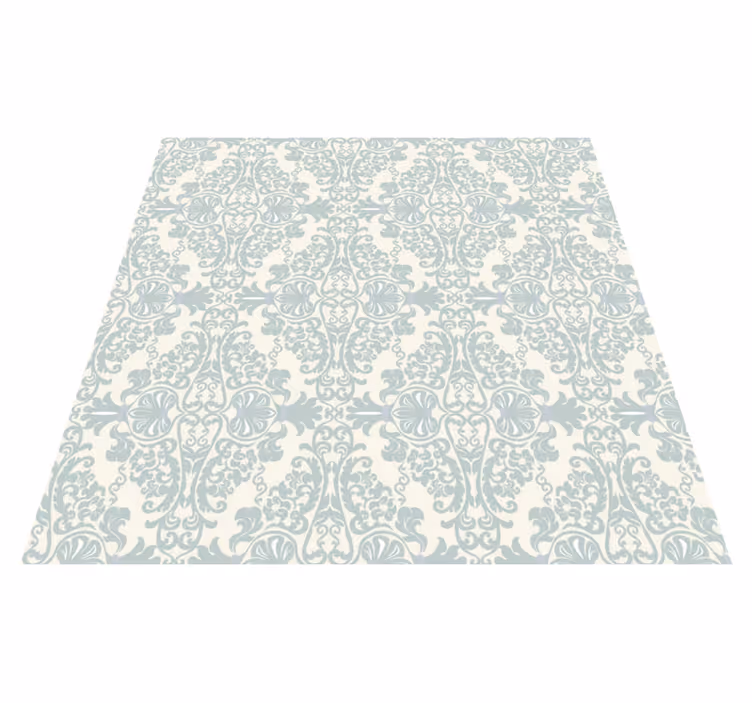 Vintage vinyl rug green design - TenStickers
