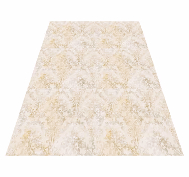 Vintage vinyl rug with damask vintage design - TenStickers