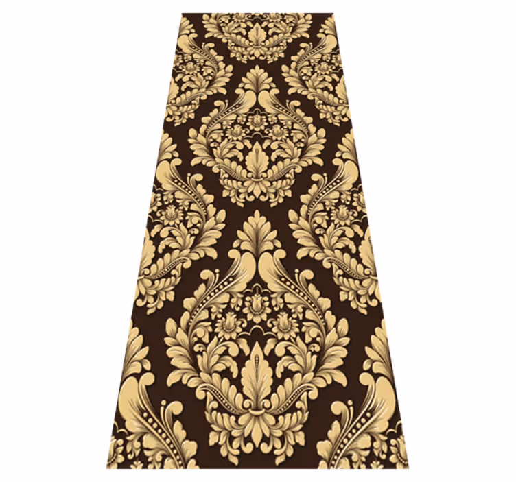 Vintage vinyl rug classic victorian design - TenStickers