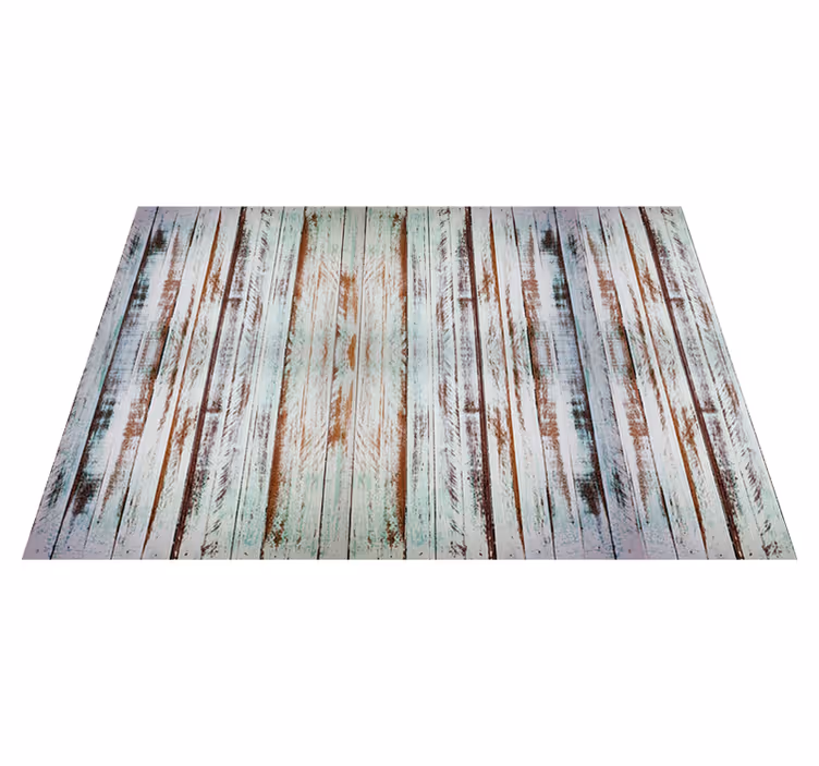Vintage vinyl rug stripping wood design - TenStickers