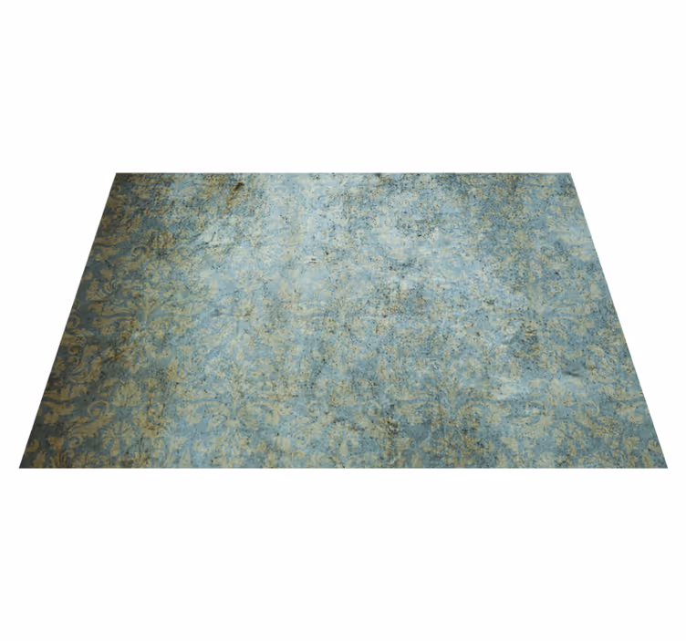 Vintage vinyl rug with antique ornament design - TenStickers