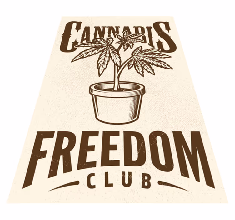 Custom rug for cannabis lounge - TenStickers